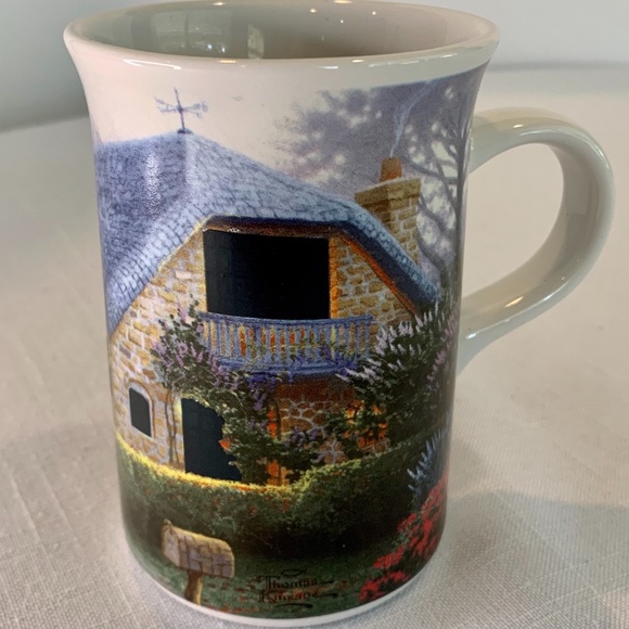 Thomas Kinkade Lilac‎ Cottage ceramic mug - Picture 2 of 7